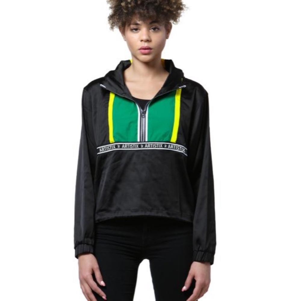 ARTISTIX Colorblocked Pullover Track Jacket